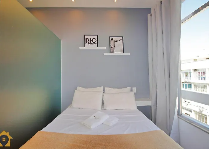 Studio Simples Com Vista Mar P/ 4 Pessoas Ao Lado Da Praia Com Comercios Ao Redor Rio de Janeiro, Brasil