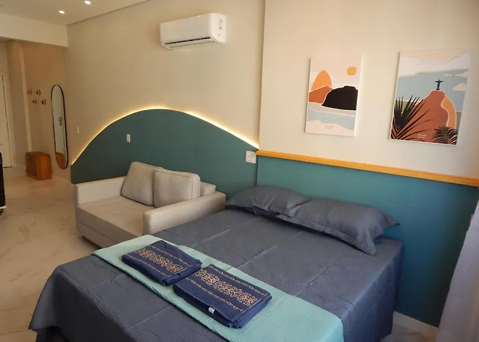 Studio Premium e sofisticado com lazer no Rooftop - Centro do Rio