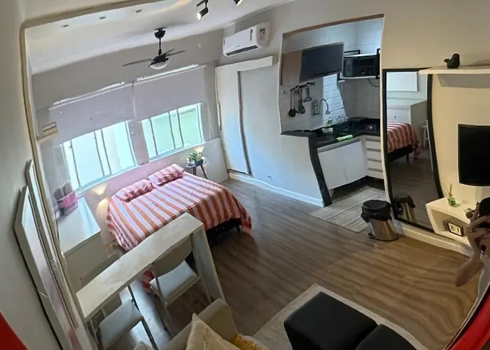 Studio moderno Copacabana, perto da praia e metro