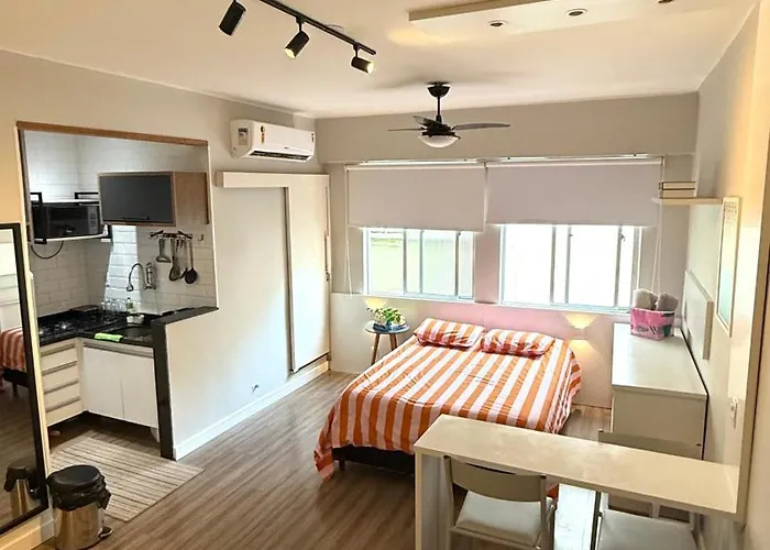 Studio moderno Copacabana, perto da praia e metro