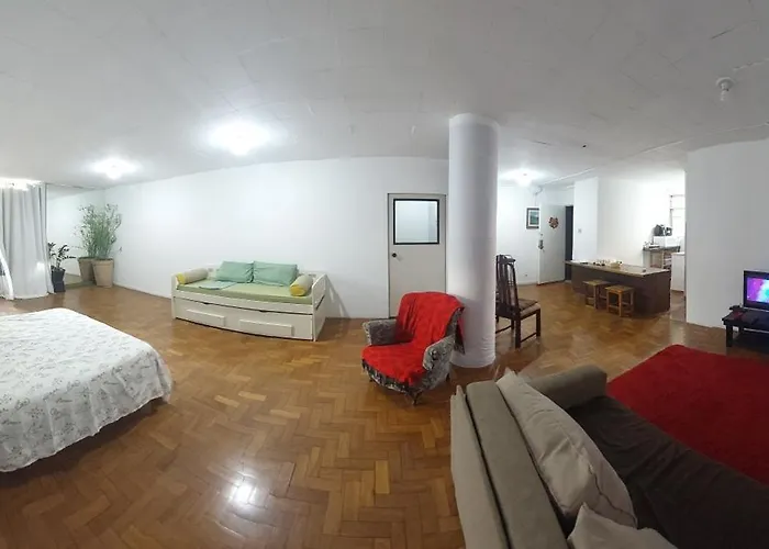 Apartamento espaçoso e completo no Centro do Rio, perto do metro Rio de Janeiro, Brasil