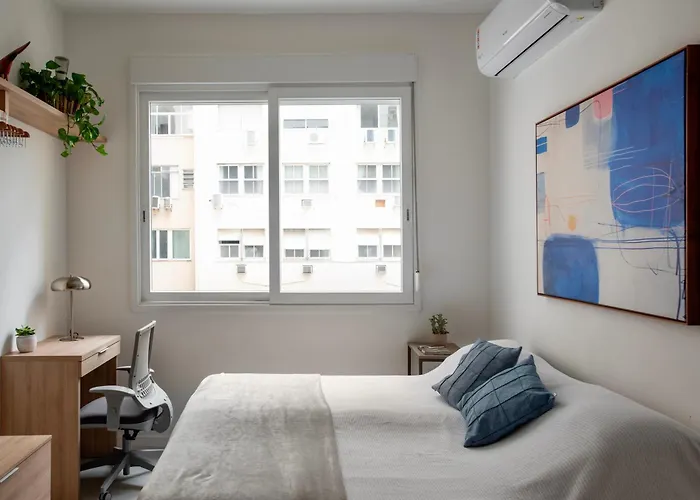 New Studio One Block From Copacabana Beach & Ipanema!