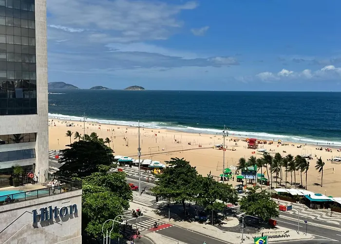 Copacabana Leme Studio - With A Beautiful Ocean View - 10Th Floor - Up To 3 Guests