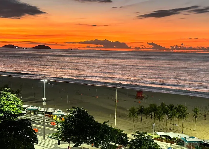 Copacabana Leme Studio - With A Beautiful Ocean View - 10Th Floor - Up To 3 Guests