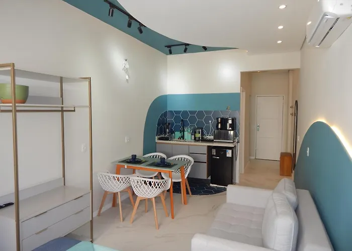Studio Premium e sofisticado com lazer no Rooftop - Centro do Rio