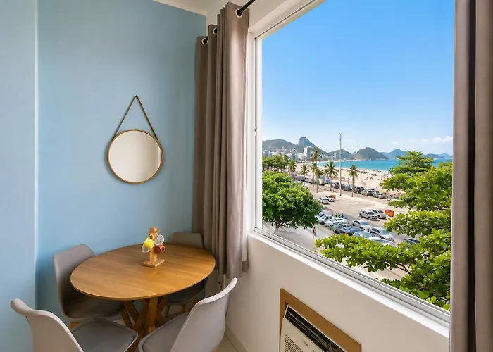 Studio com Vista Total da Praia, Posto 5