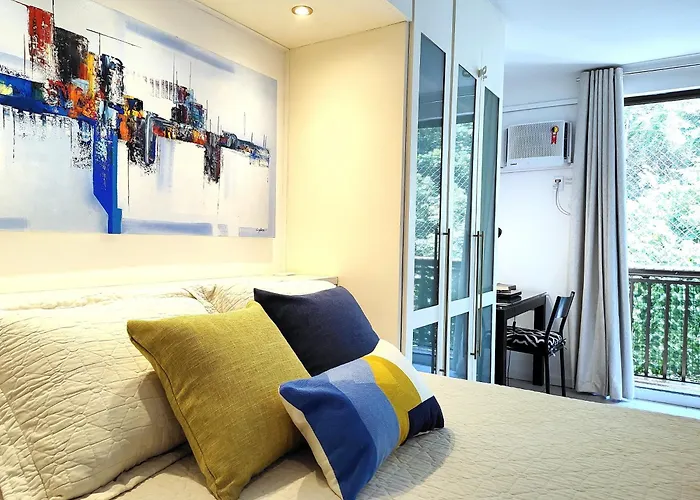 Flat em Copacabana, Próximo a Ipanema, a 4 Minutos da Praia, Rooftop com Piscina, Garagem Gratuita, Wi-Fi de Alta Velocidade e Portaria 24h