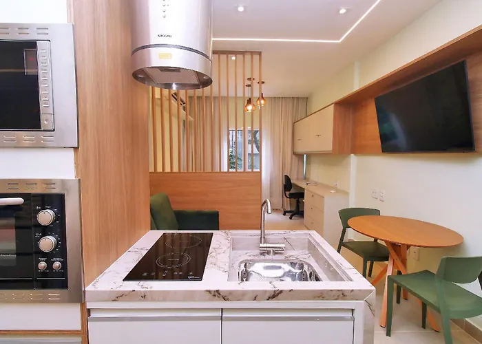 Luxuoso e moderno studio em Copacabana