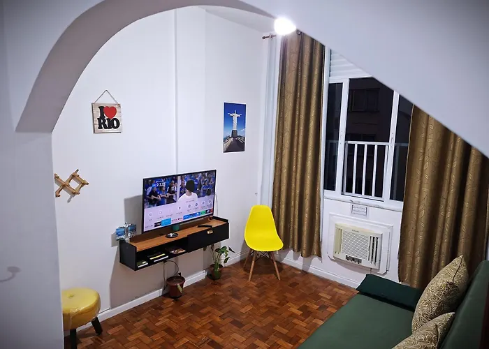 Loft 10 Min Da Praia De Copacabana, Leme & Shopping