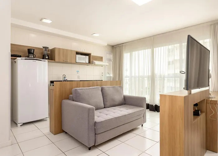 Verano Stay Flat com cozinha, garagem e wi-fi 400 MB Barra Olímpica
